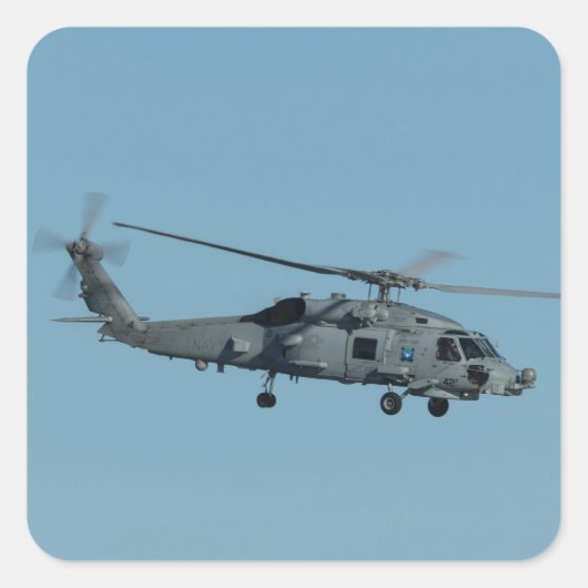 MH-60R Seahawk Vierkante Sticker (Voorkant)