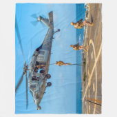 MH-60S SEAHAWK FLEECE DEKEN (Voorkant)