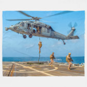 MH-60S SEAHAWK FLEECE DEKEN (Voorkant (Horizontaal))