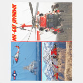 MH-60T JAYHAWK FLEECE DEKEN (Voorkant)