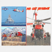 MH-60T JAYHAWK FLEECE DEKEN (Voorkant (Horizontaal))