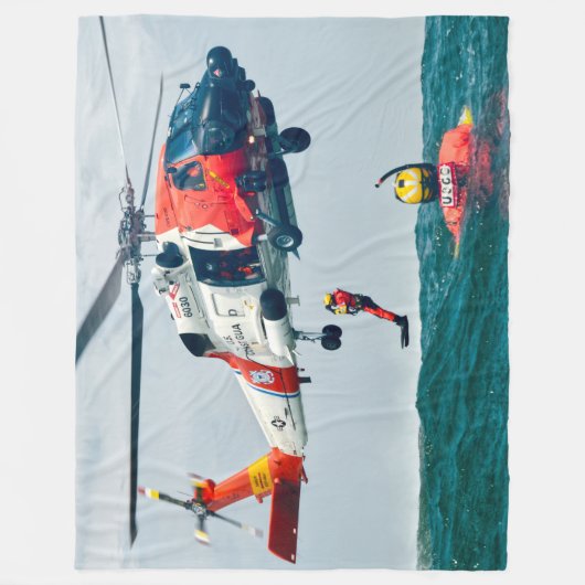 MH-60T JAYHAWK FLEECE DEKEN (Voorkant)