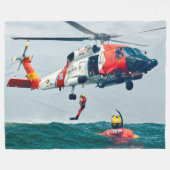 MH-60T JAYHAWK FLEECE DEKEN (Voorkant (Horizontaal))