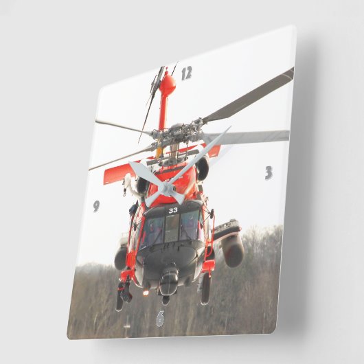 MH-60T JAYHAWK VIERKANTE KLOK (Hoek)