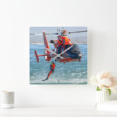 MH-65 DOLFIJN VIERKANTE KLOK (Huis)