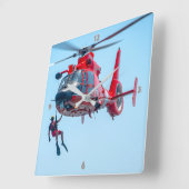 MH-65 DOLFIJN VIERKANTE KLOK (Hoek)