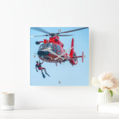 MH-65 DOLFIJN VIERKANTE KLOK (Huis)