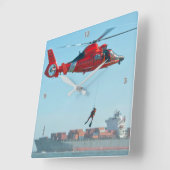 MH-65 DOLFIJN VIERKANTE KLOK (Hoek)