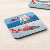 MH-65 DOLFIN BIER ONDERZETTER (Linkerzijde)