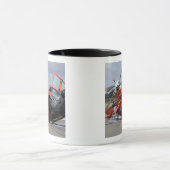 MH-65 Dolphin-helikopter neergestort op Arcata Air Mok (Midden)