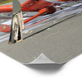 MH-65 Dolphin-helikopter neergestort op Arcata Air Poster (Hoek)