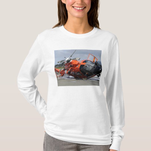 MH-65 Dolphin-helikopter neergestort op Arcata Air T-shirt (Voorkant)