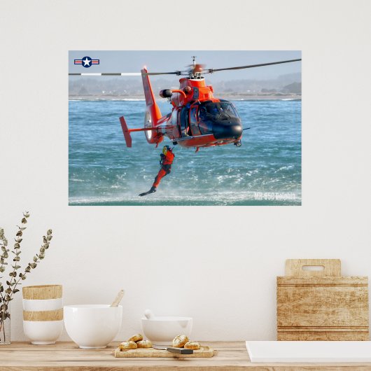 MH-65C DOLPHIN POSTER (Keuken)