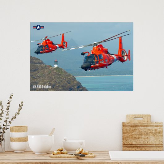 MH-65D DOLFIJN POSTER (Keuken)