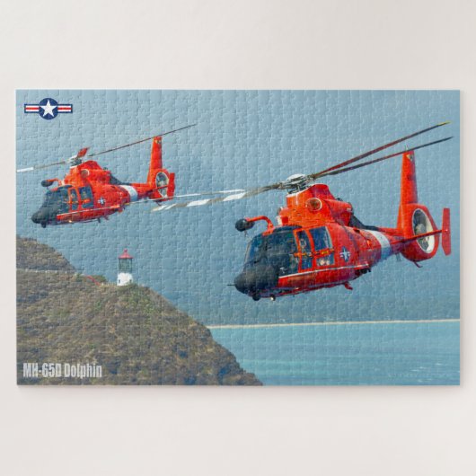 MH-65D DOLPHIN (20x30 INCH) Legpuzzel (Horizontaal)