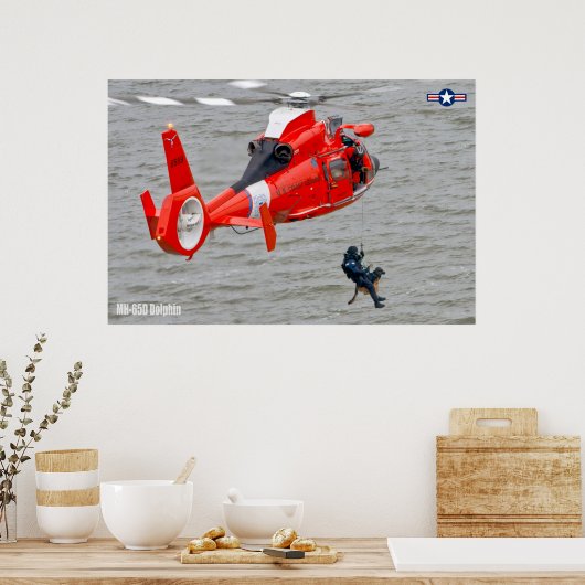 MH-65D DOLPHIN POSTER (Keuken)
