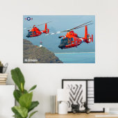 MH-65D DOLPHIN POSTER (Thuiskantoor)