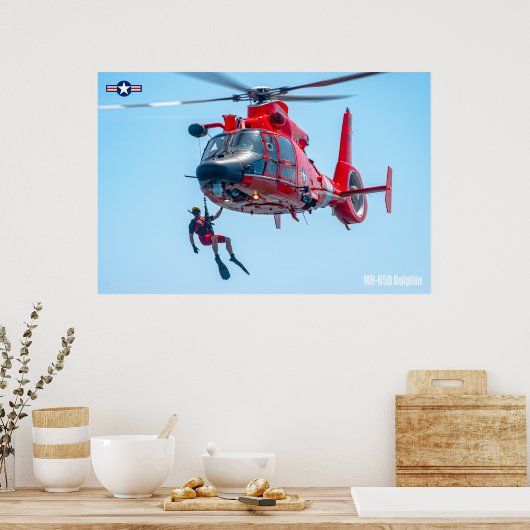 MH-65D DOLPHIN POSTER (Keuken)