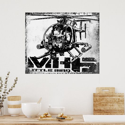 MH-6 Little Bird Poster (Keuken)