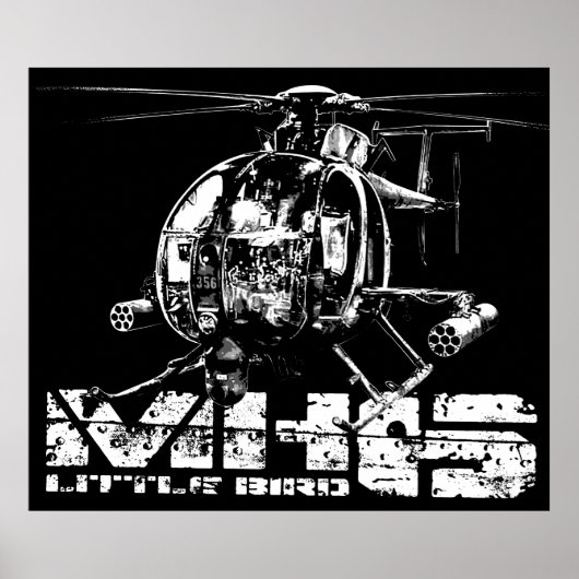 MH-6 Little Bird Poster (Voorkant)