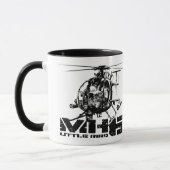 MH-6 Little Bird Ringer Coffee Mok (Links)
