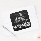 MH-6 Little Bird Square Stickers (Envelop)