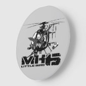 MH-6 Little Bird Wall Clocks Grote Klok (Hoek)