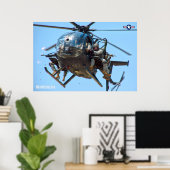 MH-6M LITTLE BIRD POSTER (Thuiskantoor)