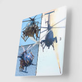 MH/AH-6M KLEINE VOGEL VIERKANTE KLOK (Hoek)