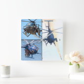 MH/AH-6M KLEINE VOGEL VIERKANTE KLOK (Huis)