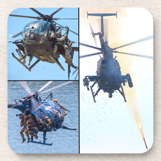 MH/AH-6M LITTLE BIRD BIER ONDERZETTER (Voorkant)