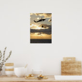 MH-JAREN '60 Knighthawk Poster (Keuken)