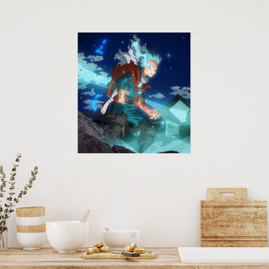 MHA Deku x Eri 100 Poster (Keuken)