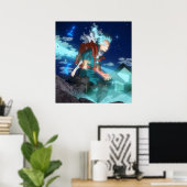 MHA Deku x Eri 100 Poster (Thuiskantoor)