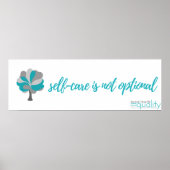 MHEW-Poster: Self-Care is niet optioneel Poster (Voorkant)