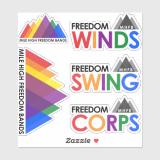 MHFB Ensemble Logos 5-Sticker Set Sticker