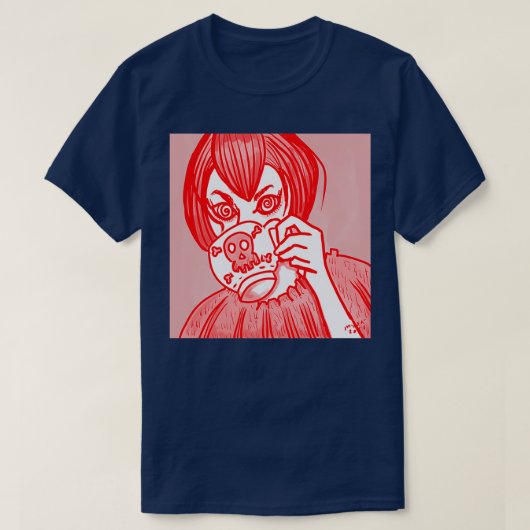 Mhhhh A mousserende koffie T-shirt (Design voorkant)