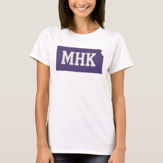MHK Kansas | Manhattan KS State Afkorting T-shirt