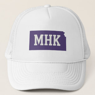 MHK Kansas   Manhattan KS State Afkorting Trucker Pet
