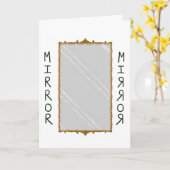 MHM - Spiegel Kaart (Gele Bloem)