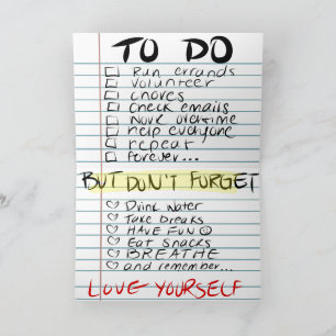 MHM - Zelfliefde Kaart