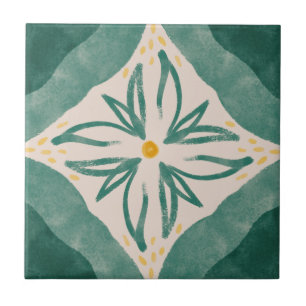 MHN Green and Yellow Tile Collectie Tegeltje