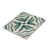 MHN Green en Yellow Tegel Collectie Tegeltje (Zijkant)