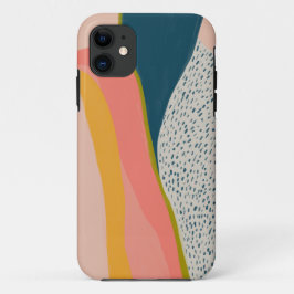 MHN TELEFOONHOESJE Felgekleurd Abstract Case-Mate iPhone Case