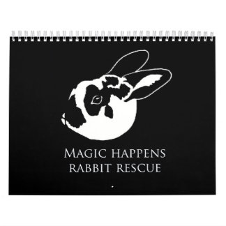 MHRR Honeybadger Bunny Rabbit 12 maanden kalender