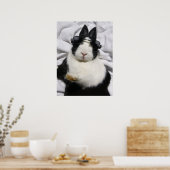 MHRR Nederlands poster zwarte konijnenkonijn zomer (Keuken)