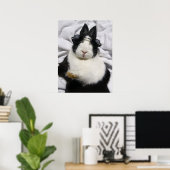 MHRR Nederlands poster zwarte konijnenkonijn zomer (Thuiskantoor)