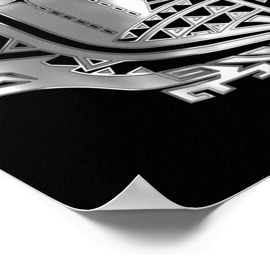 MHW Metal Emblem Poster (Hoek)