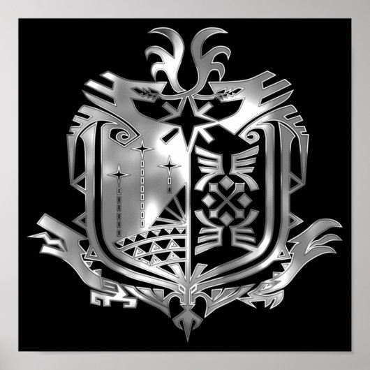 MHW Metal Emblem Poster (Voorkant)
