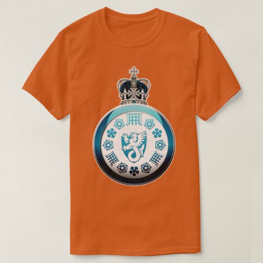 MI5 Militaire Inlichtingendienst Afdeling 5 Rounde T-shirt (Design voorkant)